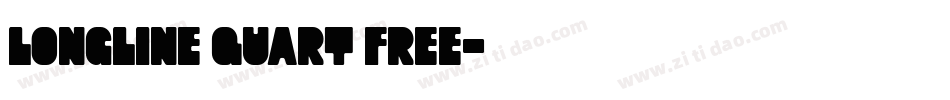 Longline Quart FREE字体转换